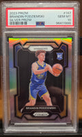 2023-24 Panini Prizm Brandin Podziemski Silver Rookie #147 PSA 10 Gem Mint SKU