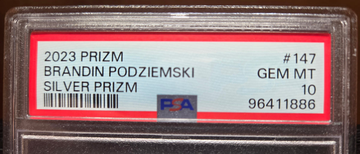 2023-24 Panini Prizm Brandin Podziemski Silver Rookie #147 PSA 10 Gem Mint SKU