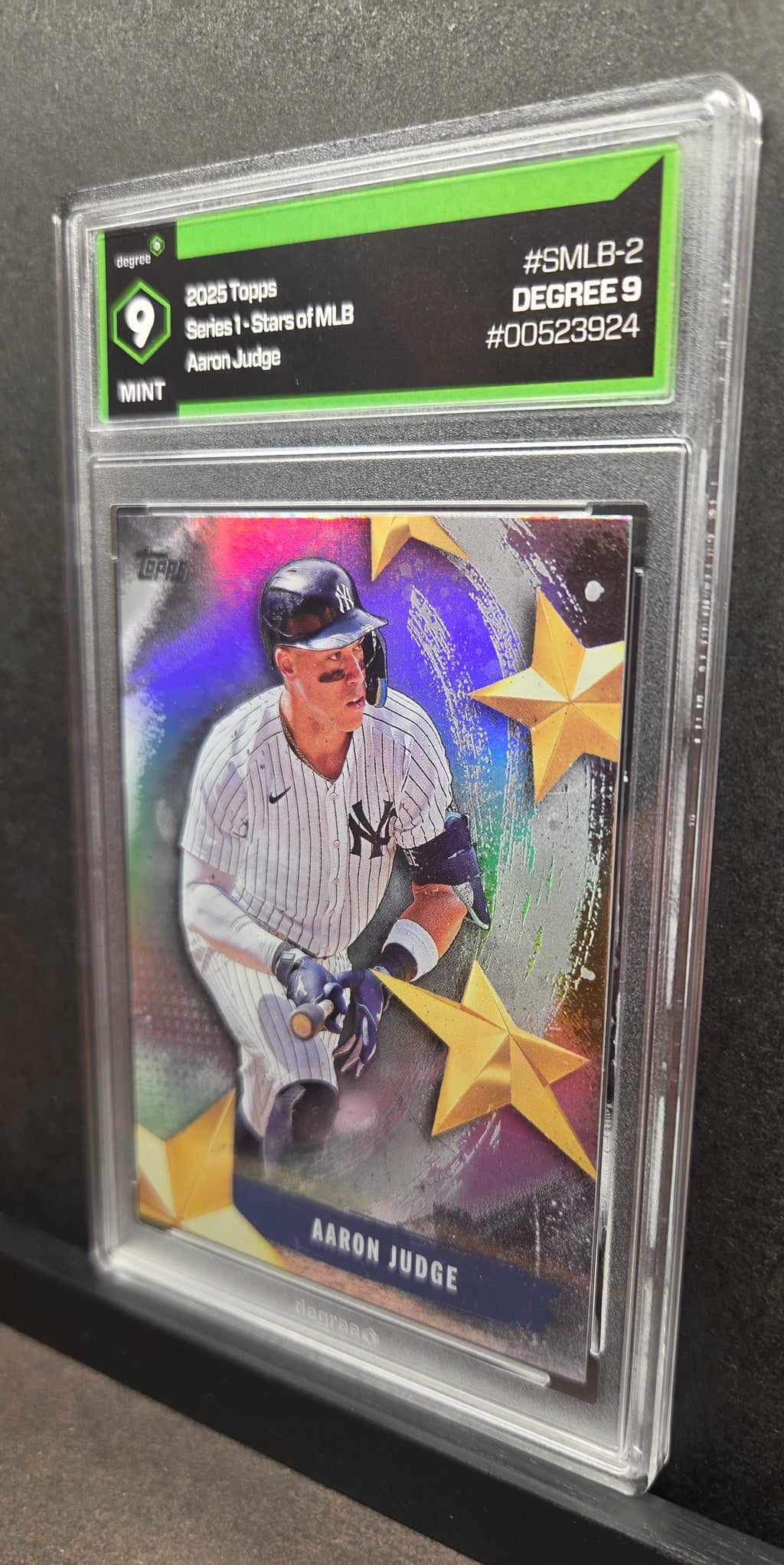 2025 Topps Series 1 Aaron Judge Stars of MLB #SMLB-2 Degree 9 Mint