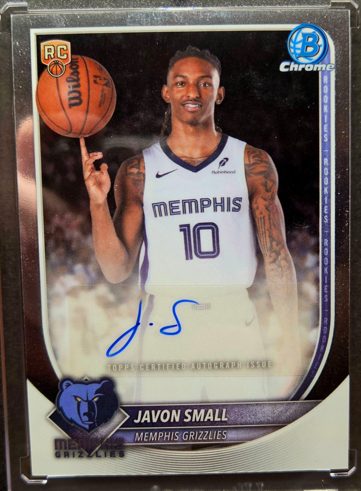 2025-26 Bowman Chrome Javon Small Rookie Auto #BCA-JS